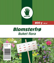 Blomstermix Bukett Flora 800 g Grønne Fingre®